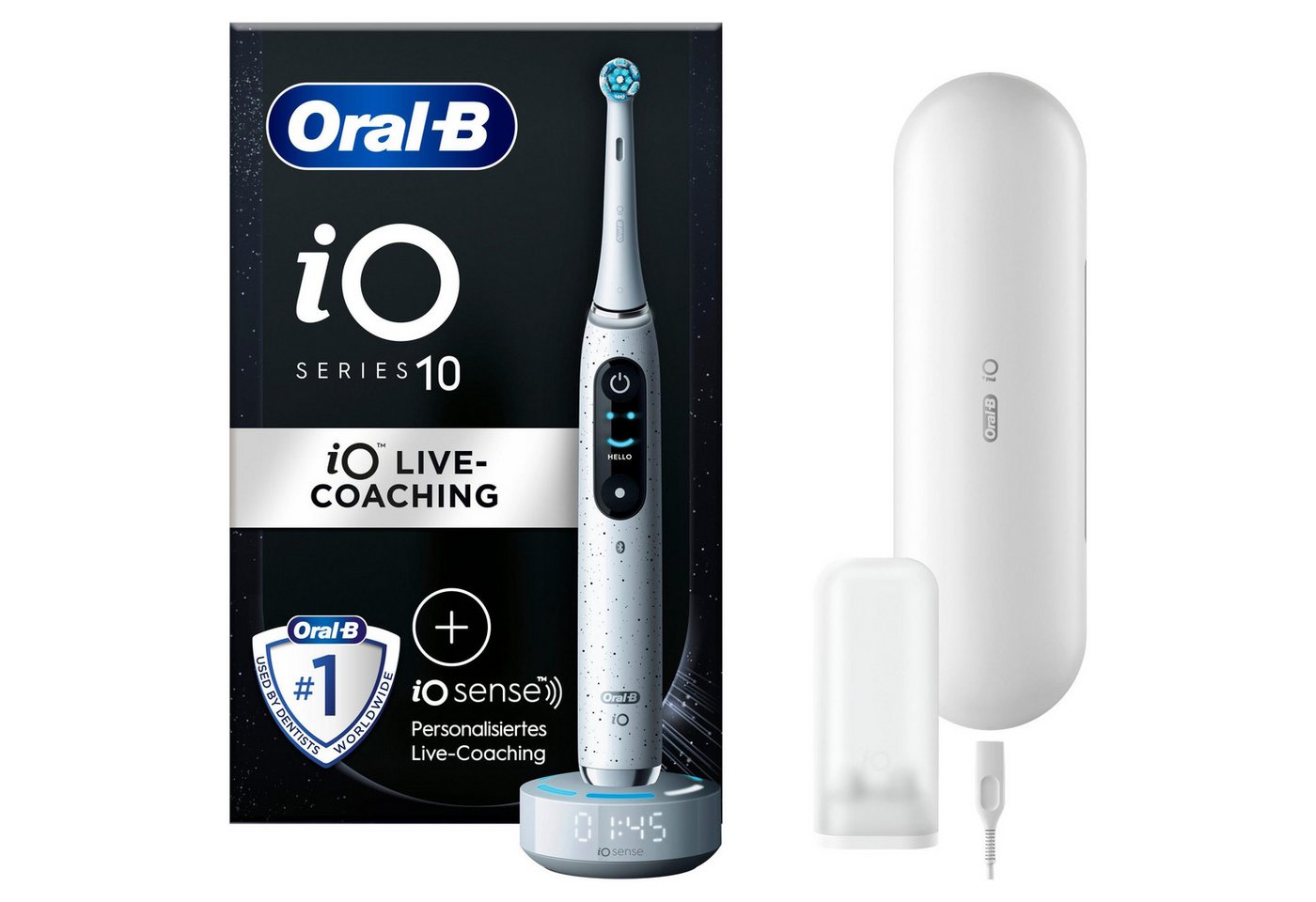 Oral-B Elektrische Zahnbürste Elektrische Zahnbürste Oral-B iO Series 10 - iO Bürstenkopf iOSense von Oral-B