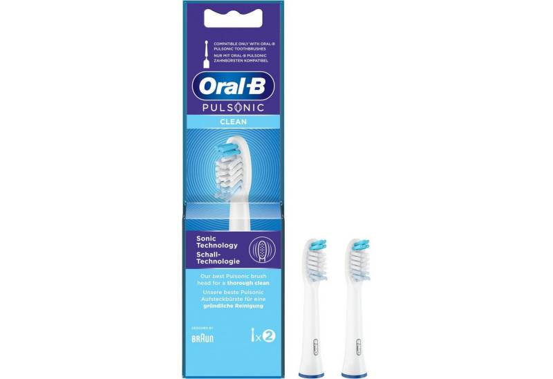 Oral-B Elektrische Zahnbürste Oral-B Oral-B Pulsonic Clean 2er, Aufsteckbürste von Oral-B