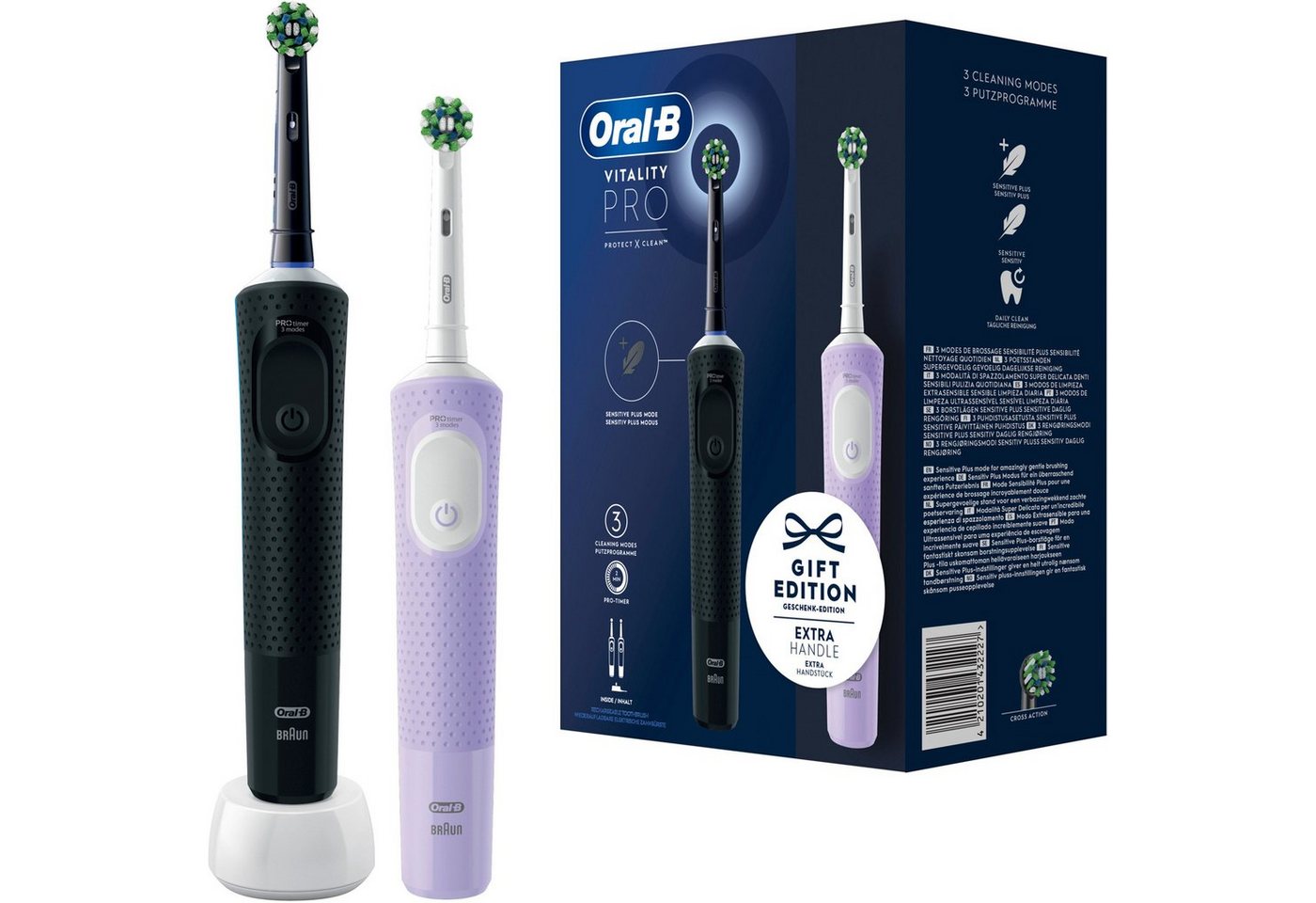 Oral-B Elektrische Zahnbürste Oral-B Oral-B Vitality Pro D103 Duo, Elektrische von Oral-B