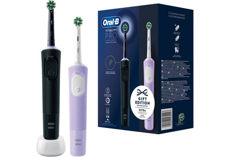 Oral-B Elektrische Zahnbürste Oral-B Oral-B Vitality Pro D103 Duo, Elektrische von Oral-B