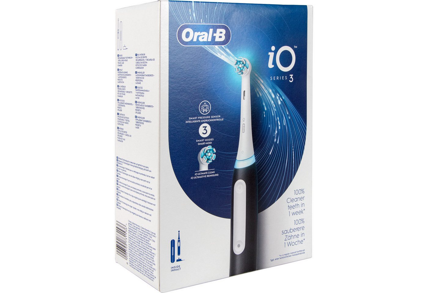 Oral-B Elektrische Zahnbürste Oral-B Oral-B iO Series 3 Matt Black mit von Oral-B