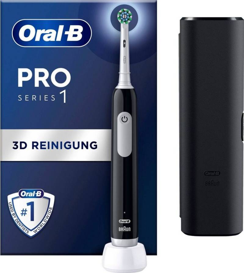Oral-B Elektrische Zahnbürste PRO Series 1, Aufsteckbürsten: 1 St., Drucksensor von Oral-B