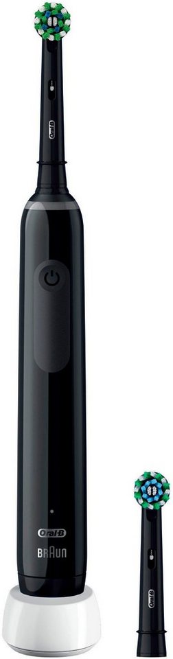Oral-B Elektrische Zahnbürste Pro 3 3000, Aufsteckbürsten: 2 St., 3 Putzmodi von Oral-B