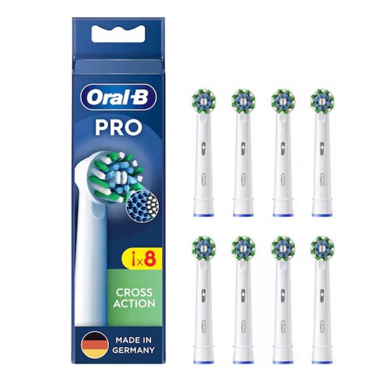 Oral-B Elektrische Zahnbürste Pro CrossAction Aufsteckbürsten für von Oral-B