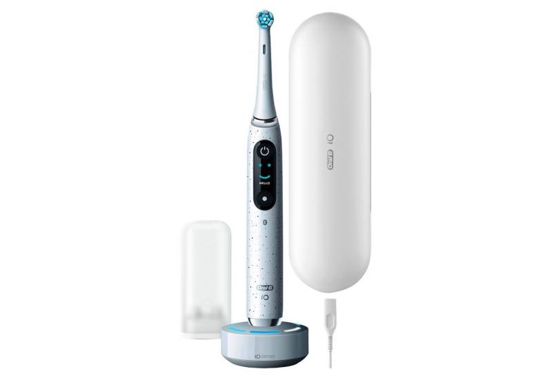 Oral-B Elektrische Zahnbürste iO 10 + Lade-Reiseetui - Stardust White von Oral-B