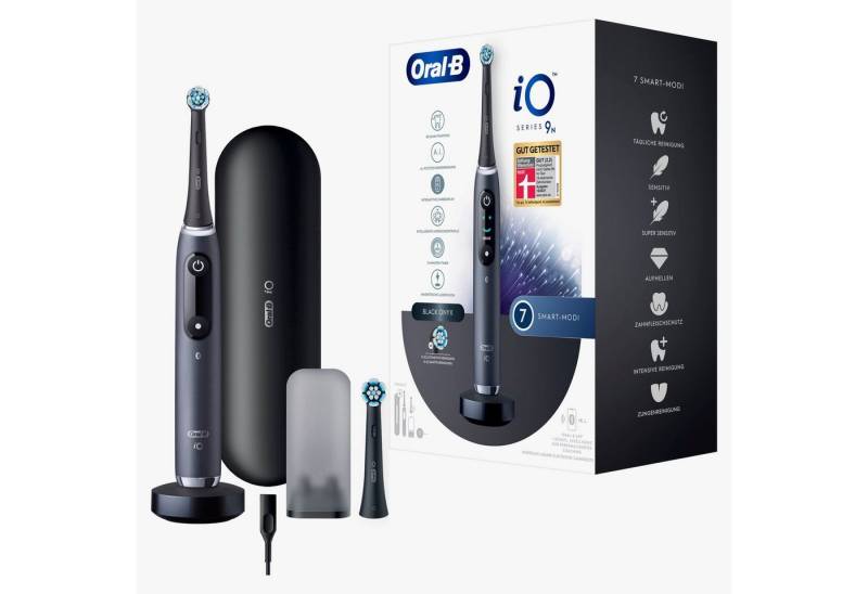 Oral-B Elektrische Zahnbürste iO 9 + Lade-Reiseetui - Black Onyx von Oral-B