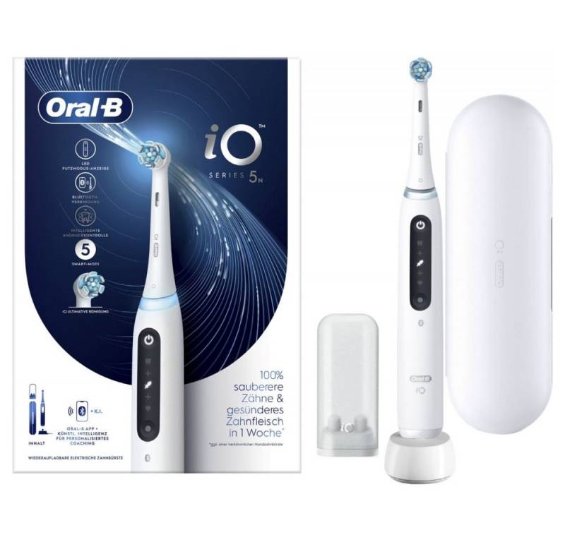 Oral-B Elektrische Zahnbürste iO Series 5 - Elektrische Zahnbürste - quite white von Oral-B