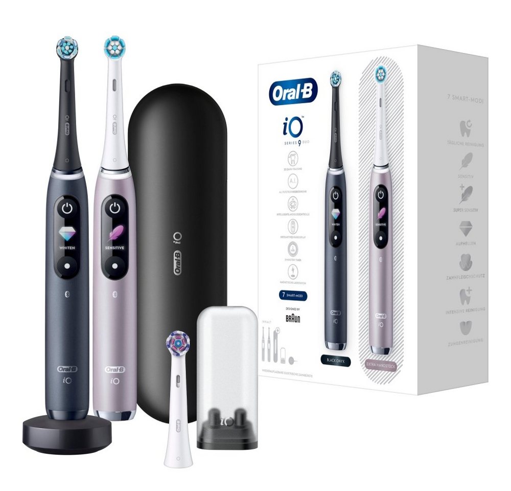 Oral-B Elektrische Zahnbürste iO Series 9 - Elektrische Zahnbürste - black onyx/rose quart Oral-B Elektrische Zahnbürste iO Series 9 - Elektrische Zahnbürste - black onyx/rose quart von Oral-B