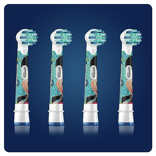 Oral-B Kids Ersatzbürsten für elektrische Zahnbürste, 4 Aufsteckbürsten von Oral-B