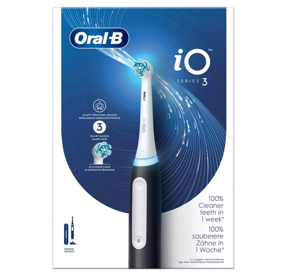 Oral-B Zahnbürste Oral-B iO Series 3 Matt Schwarz Zahnbürste. von Oral-B