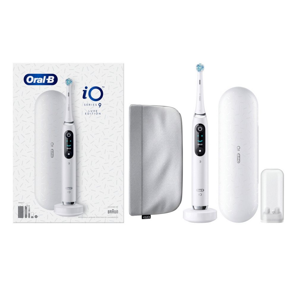 Oral-B Zahnbürste Oral-B iO Series 9 Elektrische Zahnbürste Alabaster Luxe von Oral-B