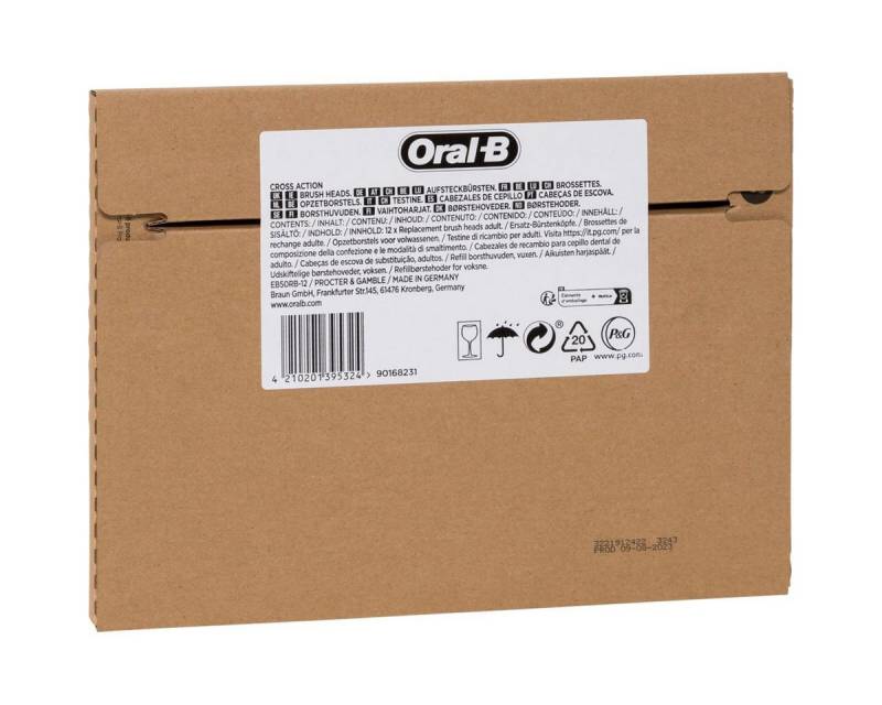 Oral-B Zahnpflege-Set Aufsteckbürsten FFS CrossAction CleanMaximizer von Oral-B