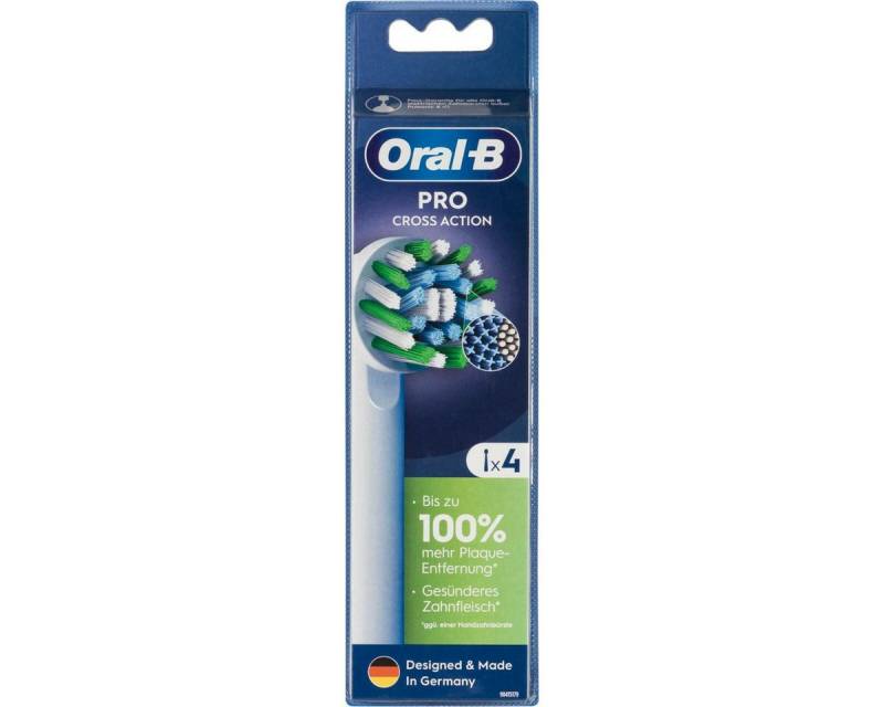 Oral-B Zahnpflege-Set Aufsteckbürsten Pro CrossAction 4er von Oral-B