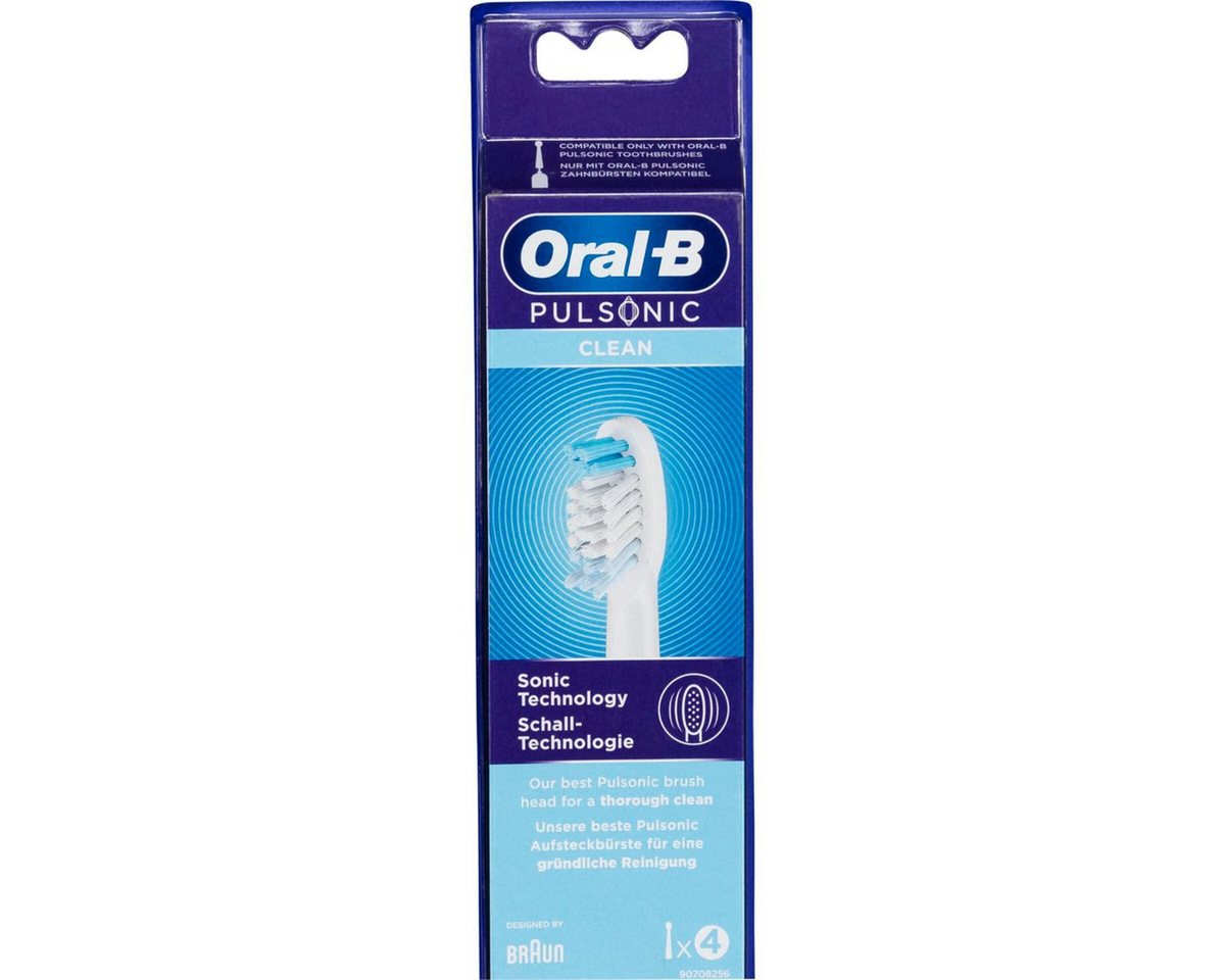 Oral-B Zahnpflege-Set Aufsteckbürsten Pulsonic Clean 4er von Oral-B