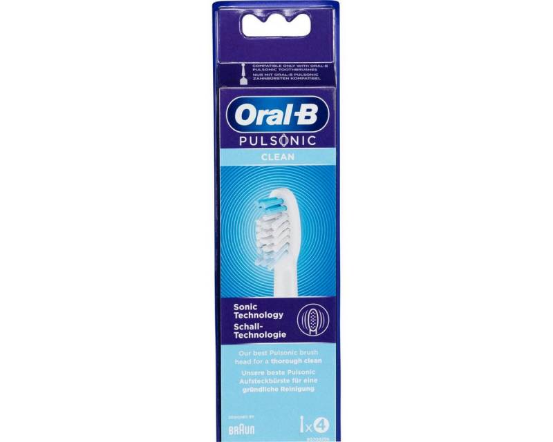 Oral-B Zahnpflege-Set Aufsteckbürsten Pulsonic Clean 4er von Oral-B