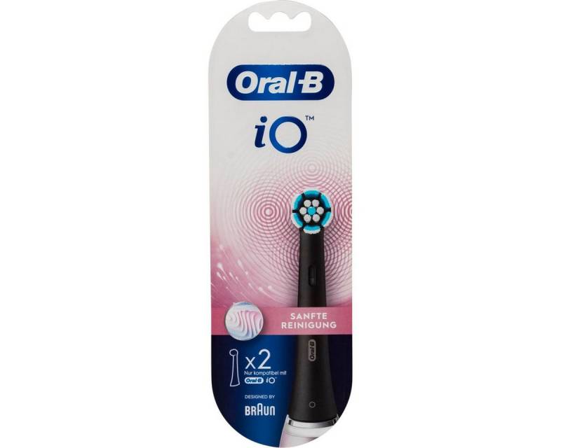 Oral-B Zahnpflege-Set iO Aufsteckbürsten Sanfte Reinigung 2er von Oral-B