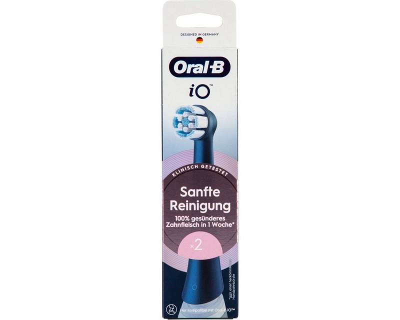 Oral-B Zahnpflege-Set iO Aufsteckbürsten Sanfte Reinigung 2er von Oral-B