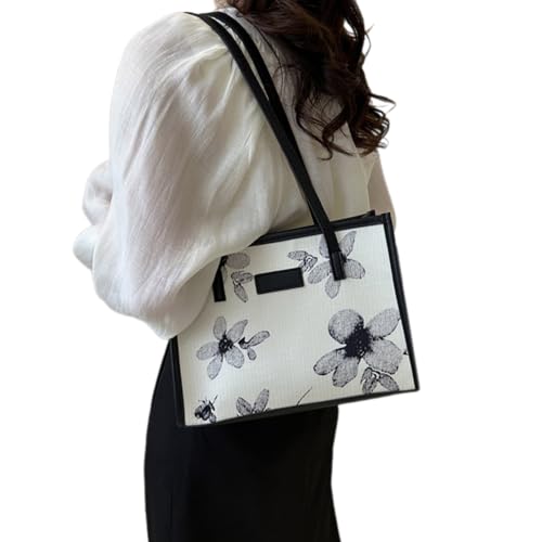 OralGos Damen-Handtaschen, koreanischer Stil, Unterarmtasche, PU-Leder, Schultertasche, All-Matching-Einkaufstasche, große Kapazität von OralGos