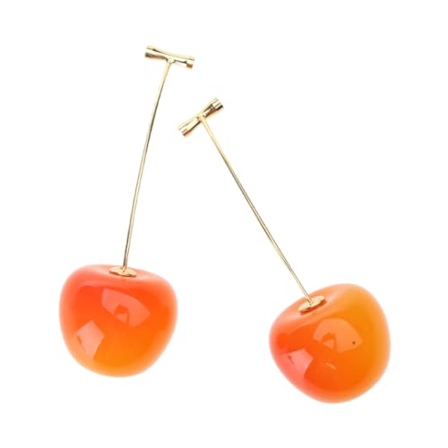 OralGos Einzigartige Kirsch-Ohrringe, Accessoire, stilvolle Ohrstecker, modische Kirsch-Ohrringe in verschiedenen Farben für Modebegeisterte, Harz von OralGos