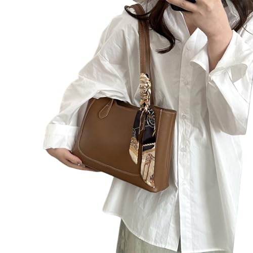 OralGos Große Kapazität Handtasche für Frauen Mädchen PU Leder Casual Tasche Mode Schultertasche Student Schultasche Shopping Dating Tasche von OralGos
