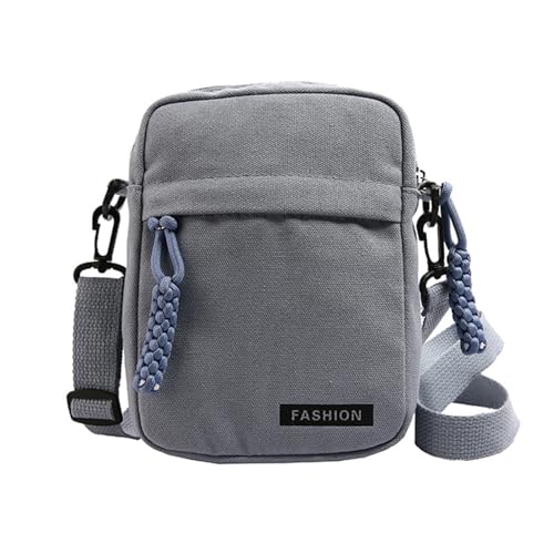 OralGos Messenger Bag Große Kapazität Canvas Schultertasche für Mädchen Crossbody Tasche Handytasche, blau von OralGos