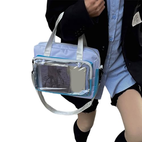 OralGos Uniform-Tasche, transparent, Reisetasche, Handtasche, große Kapazität, Kuriertasche von OralGos