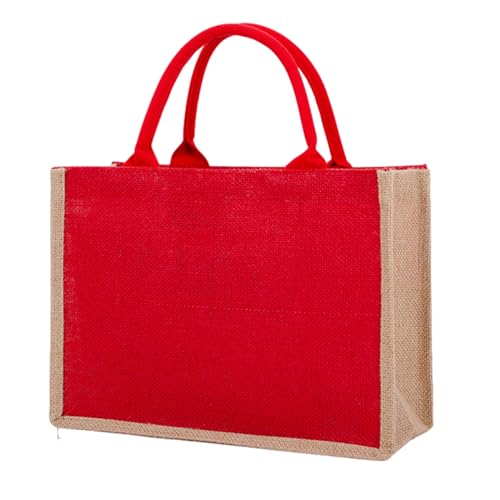 OralGos Vielseitige Handtasche aus Leinen mit wasserdichter Beschichtung, ideal zum Einkaufen und für den täglichen Gebrauch von OralGos