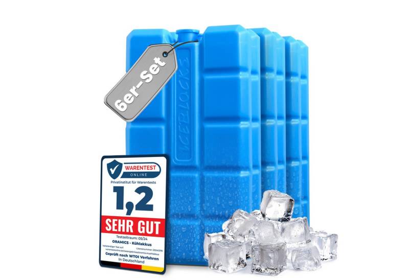 Oramics Kühlakku Kühlblocks Kühlpads je 200ml auslaufsicher 12h Kühlung Kühltasche, Formstabile Kühlakkus für Zuhause und unterwegs, optimale Kühlung von Oramics