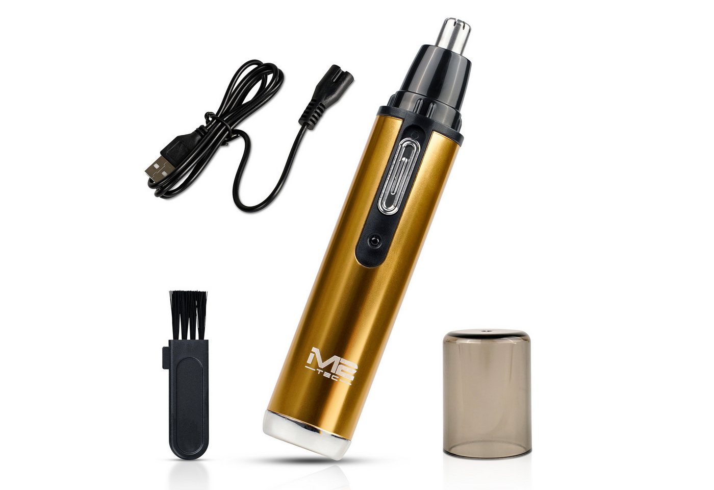 Oramics Nasenhaartrimmer Akku Nasenhaar Schneider Nasentrimmer Nasenhaartrimmer schnurlos, handlicher kabelloser Akku Ohrenhaar und Nasenhaar Trimmer, Nass- & Trockenanwendung, Reisegröße, Schnelles Laden, Wiederaufladbar von Oramics