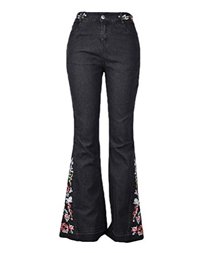 ORANDESIGNE Schlaghosen Damen Jeanshosen Röhrenjeans Skinny Slim Fit Stretch Stylische Boyfriend Jeans Zerrissene Destroyed Jeans Hose mit Löchern Lässig von ORANDESIGNE