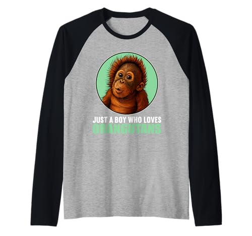 Herren Orang-Utans Orang-Utan Raglan Herren Orang-Utans Orang-Utan Raglan von Orang-Utans Orang-Utan Tier Shop