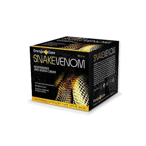 Orange Care Snake Venom - 50 ml - Anti-Aging Schlangengift Gesichtscreme - Feuchtigkeitscreme für Männer & Frauen - feuchtigkeitsspendend - gegen Hautalterung, Augenringe, feine Linien von Orange Care