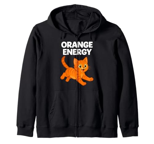 Orange Energy Katze Männer Frauen Kinder Geschenk Kapuzenjacke Orange Energy Katze Männer Frauen Kinder Geschenk Kapuzenjacke von Orange Energy Cat