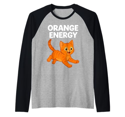 Orange Energy Katze Männer Frauen Kinder Geschenk Raglan Orange Energy Katze Männer Frauen Kinder Geschenk Raglan von Orange Energy Cat