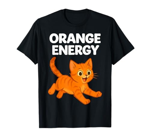 Orange Energy Katze Männer Frauen Kinder Geschenk T-Shirt Orange Energy Katze Männer Frauen Kinder Geschenk T-Shirt von Orange Energy Cat