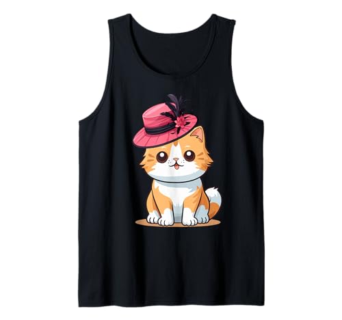 Oranger Hut Katze mit lustigem Unisex-Design für Männer und Frauen T-Shirt Tank Top Oranger Hut Katze mit lustigem Unisex-Design für Männer und Frauen T-Shirt Tank Top von Orange Hat Cat With Funny Unisex Design Tee