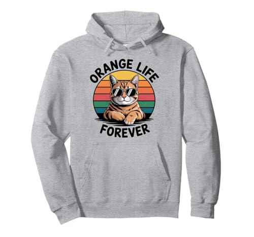 Orange Life Katze Männer Frauen Kinder Geschenk Pullover Hoodie Orange Life Katze Männer Frauen Kinder Geschenk Pullover Hoodie von Orange Life Forever