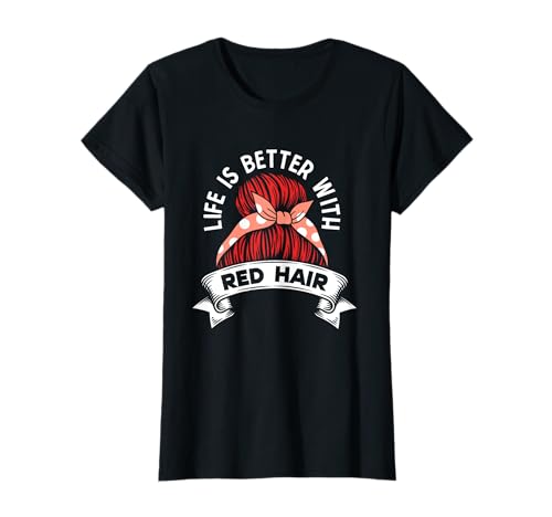 Life Better With Red Head Ingwer Girl Irish Red Hair T-Shirt Life Better With Red Head Ingwer Girl Irish Red Hair T-Shirt von Orange Red Hair Redhead Ginger Gift