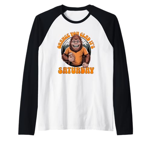 Funny Bigfoot Orange You Glad It’s Saturday Adult and Kids Raglan Funny Bigfoot Orange You Glad It’s Saturday Adult and Kids Raglan von Orange Saturdays Tennessee Gifts and Apparel