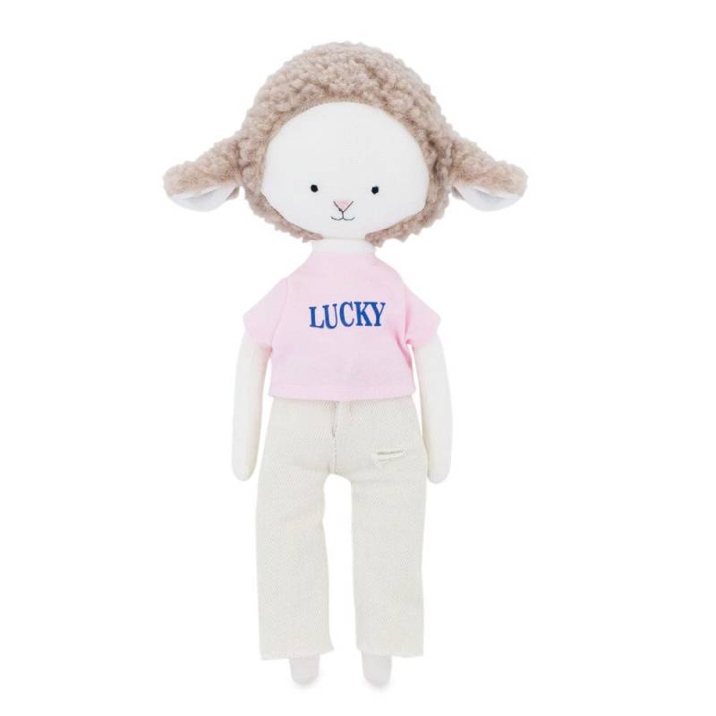 Cotti Motti – Friends + Mermaid Tale Plush toy oe the Sheep: Wide Jeans (30cm) von Orange Toys