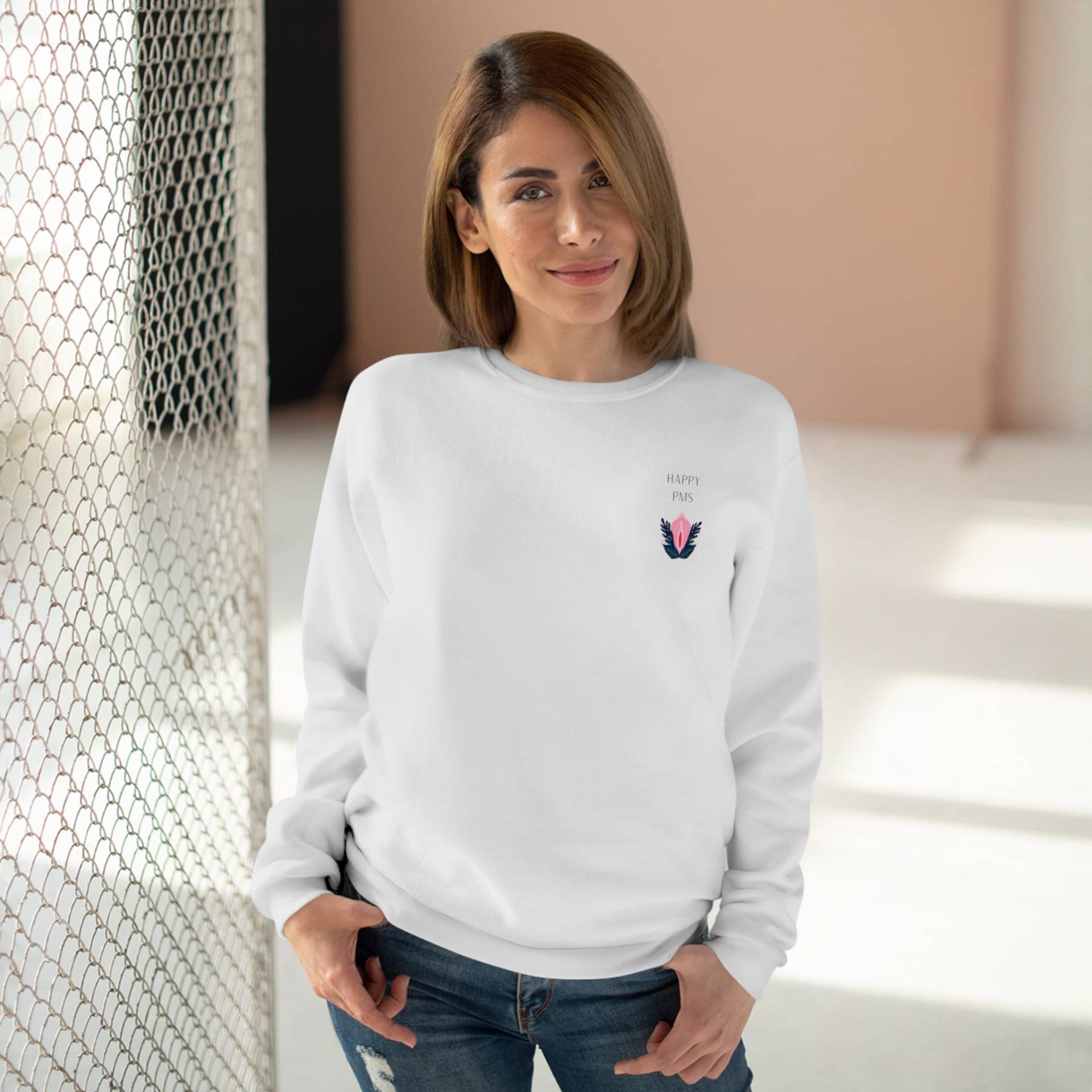 Happy Pms Sweatshirt Unisex Happy Pms Sweatshirt Unisex von OrangeAndFlamingo