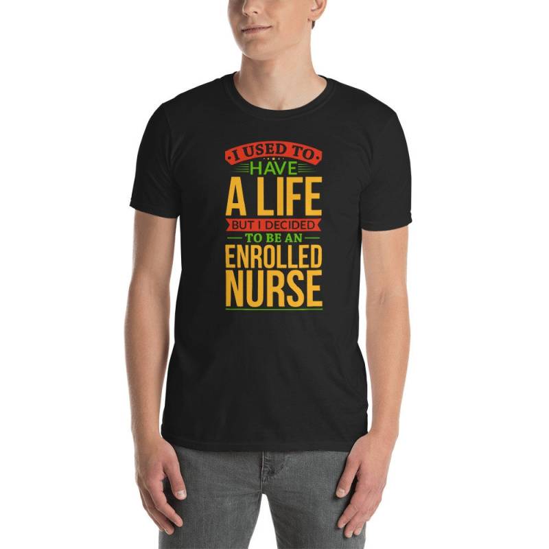 Früher Hat Sich Ein Leben Entschieden, Eingeschriebenes Krankenschwester Shirt Zu Sein von OrangePieces