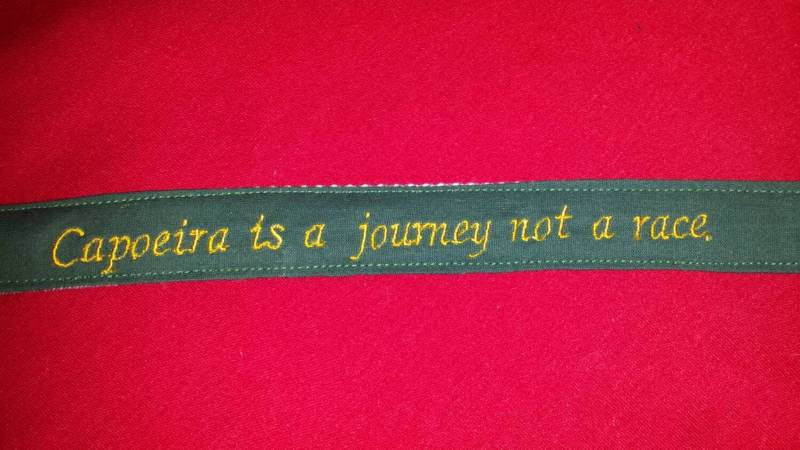 Capoeira-Armband "Capoeira Ist Eine Reise Kein Rennen" von OrangeRoomDesign