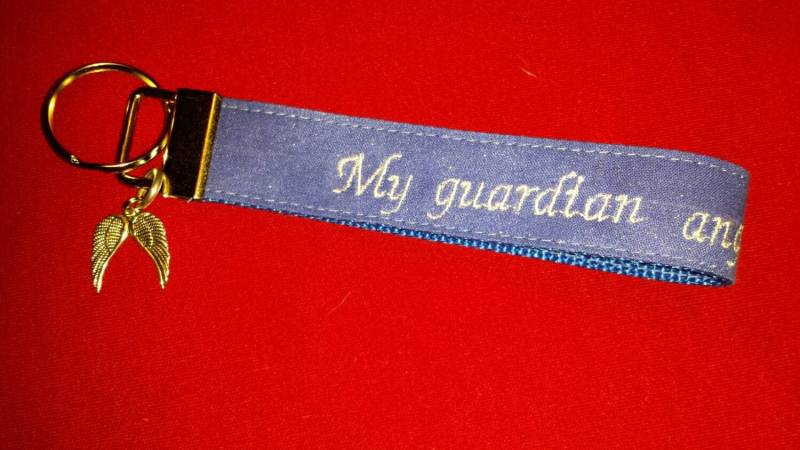 Castiel Inspiriert Schlüsselanhänger "Mein Schutzengel Trägt Einen Trenchcoat" von OrangeRoomDesign