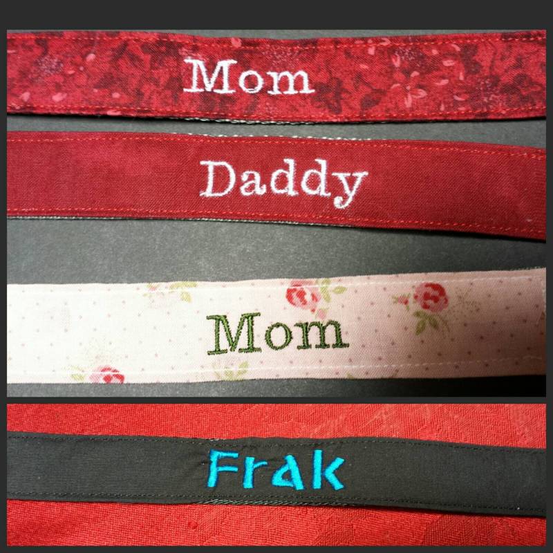 Gewohnheit Gestickte Armband von OrangeRoomDesign