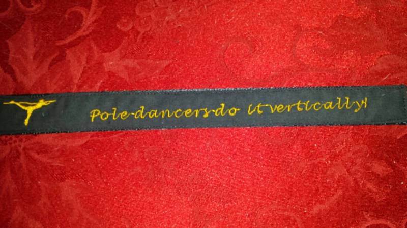 Pole Dance Armband Fob-Schlüsselanhänger "Pole Tänzer Tun Es Vertikal" von OrangeRoomDesign