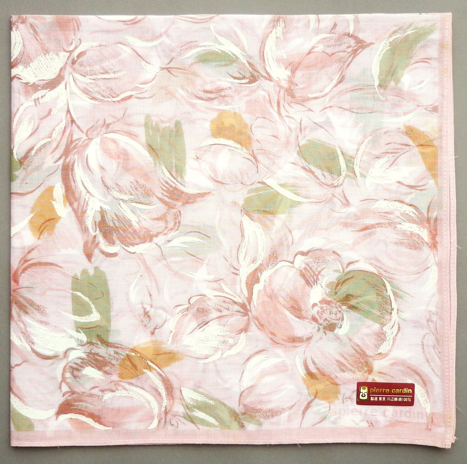 Pierre Cardin Vintage Taschentuch Floral Frauen 40 X cm I Kostenlose Lieferung Auf Bestellung 35 Usd Kauft Einfach Mehrere Artikel Zusammen in Der von OrangeSodaPanda