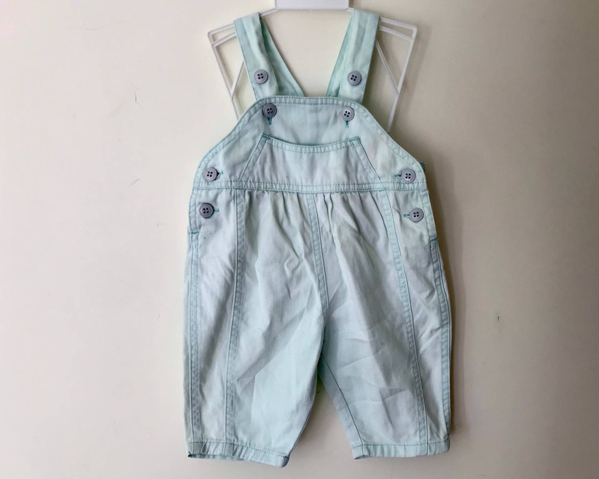 Vintage 90Er Jahre Overall 0-3 Monate Baby Jungen Mädchen 1990Er Latzhose Strampler Retro Unisex von OrangesandLemonsJnr