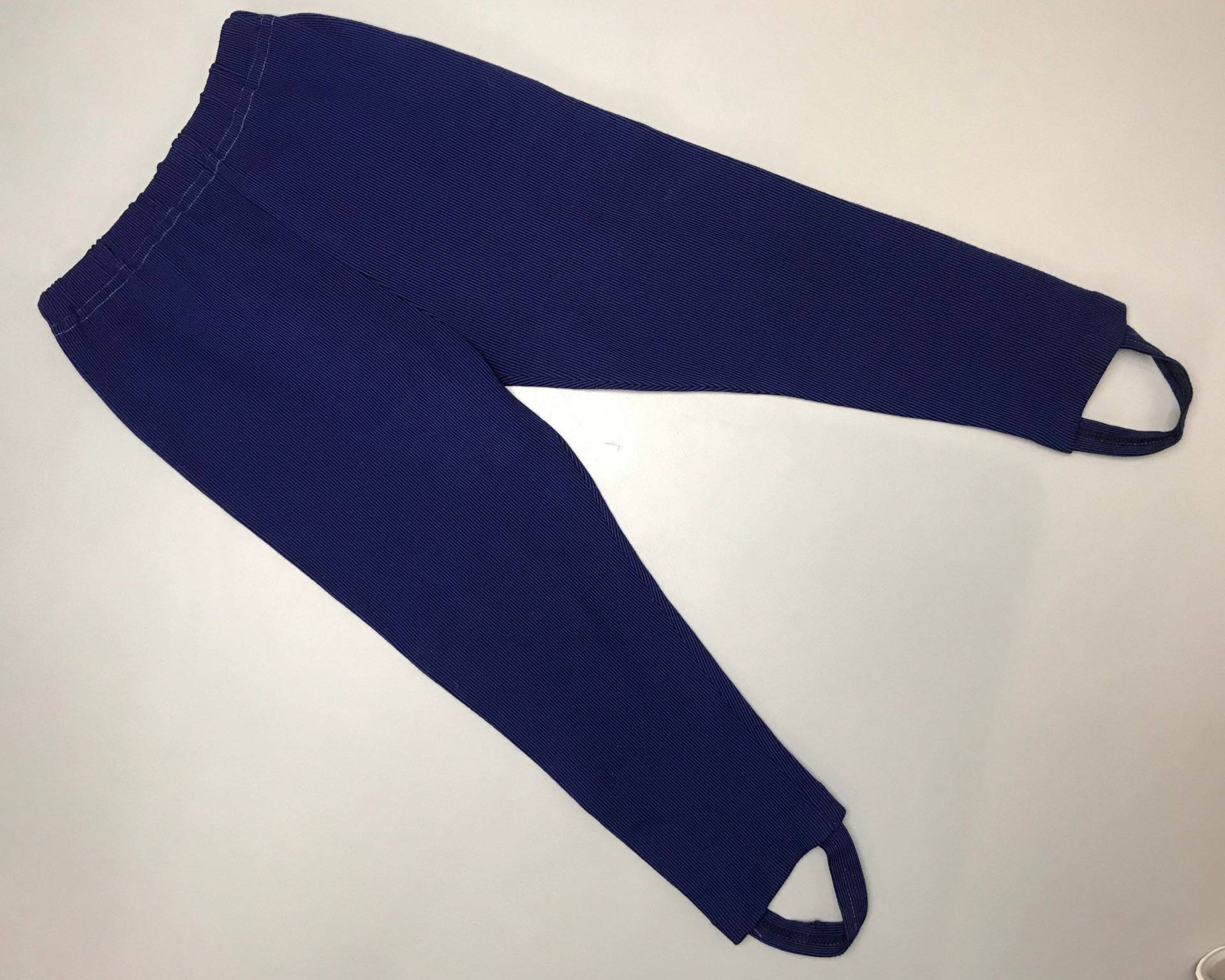 Vintage Marineblaue Stretchhose 1970Er Jahre Mädchen 3T 3-4 Steigbügel von OrangesandLemonsJnr