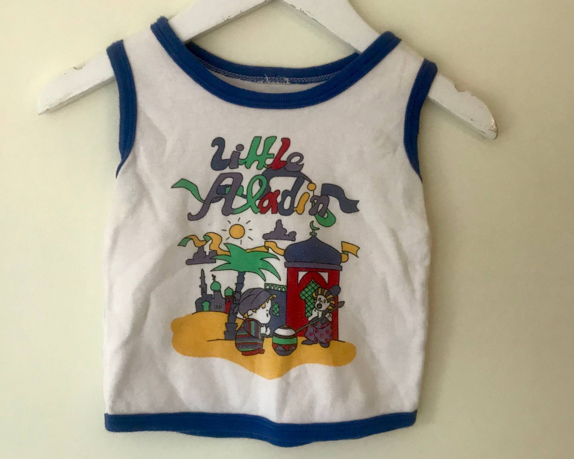 Vintage Sommer Tank Top Weste Baby Mädchen Junge 6-9 Monate 1990Er Retro Hell von OrangesandLemonsJnr